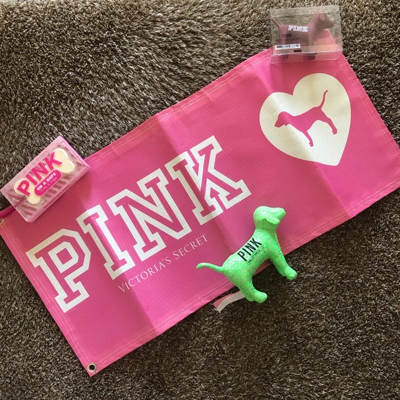 Victoria’s Secret VS PINK Logo Display Prop Hanging Banner Collectors HTF Item - Picture 4 of 9